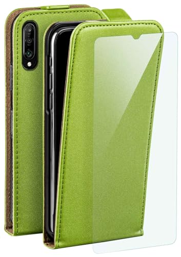 Housse Huawei P30 Lite moex et film de protection écran vert