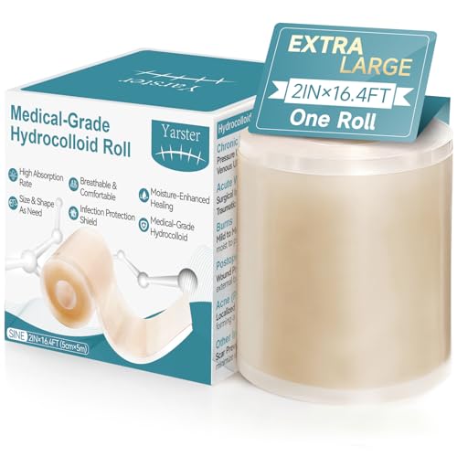 Rouleau hydrocolloïde pour plaies 5,1x5 m pansement découper