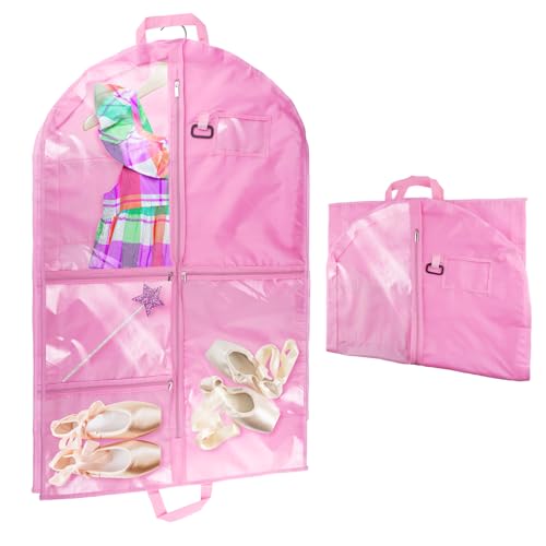 Dance Costume Bag 40x24 inch Kids Suit Bag Waterproof Hanging Dress Bags