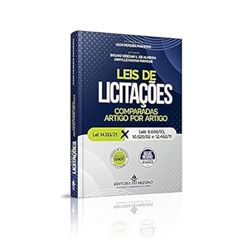 Capa do livro Leis De Licitações Comparadas Artigo Por Artigo