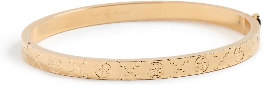 Tory Burch Women's Thin Icon T Monogram Hinge Bracelet