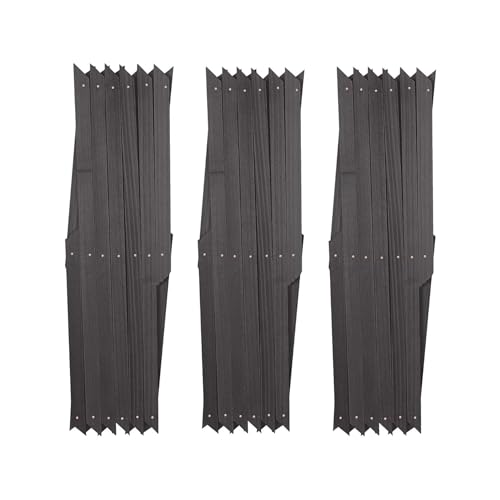 Kanta Lot de 3 treillis muraux extensibles en bois pour plantes grimpantes, décoration et...