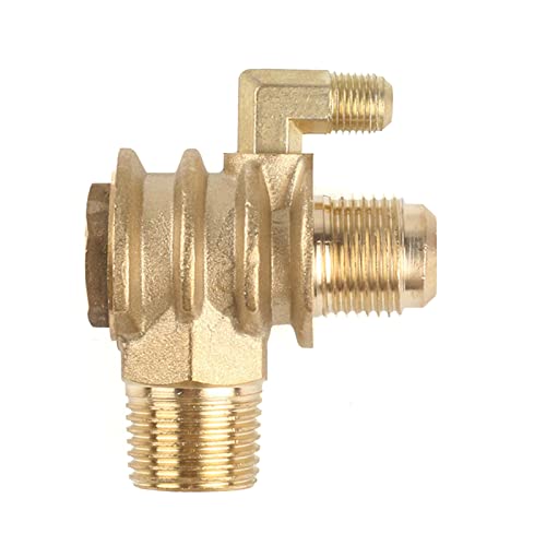 kobeIeen Unidirectional 3-Port Air Compressor Pipe Fittings Check Central-Pneumatic Valves Thread Replacement Tool