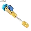 Aupoko R134A R12 Valve Core Quick Remover Installer Kit, Adjustable High Pressure (Red) and Low Pressure (Blue) Valve Core Removing and Recharging Tool for Air Conditioner, Pack of 2 #4