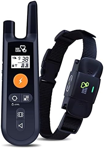 DOG CARE Dog Training Collar for Large Medium Dogs - Dog Shock Collar with Remote, Dog Training Collar with Beep, Vibration, Static Modes, Keypad Lock, 0-99 Adjustable Shock Levels, Long Remote Range