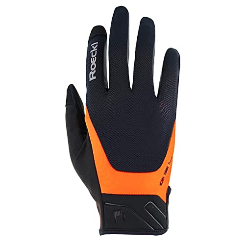 Roeckl Mori 2 Fahrrad Handschuhe lang schwarz/orange 2026: Größe: 7.5
