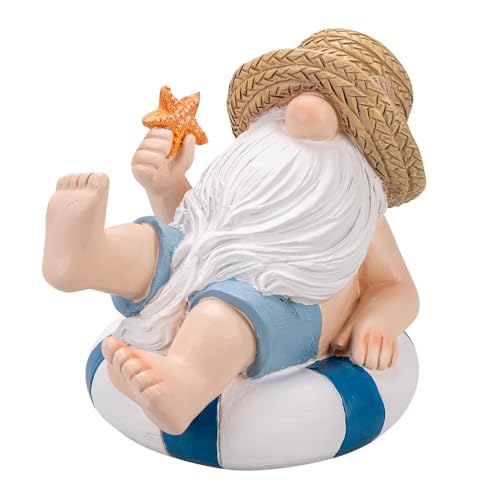 Ideen mit Herz | Deko-Figur Wichtel auf Schwimmring 1 | Maritime Dekoration Bad | witziger Gartenzwerg | Sommer, Strand und Urlaub Ideen mit Herz | Deko-Figur Wichtel auf Schwimmring 1 | Maritime Dekoration Bad | witziger Gartenzwerg | Sommer, Strand und Urlaub