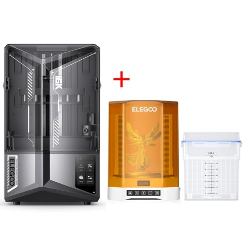 Saturn 4 Ultra 16K Mercury Plus V3.0 レジン ELEGOO Saturn 4 Ultra 16K Resin 3D Printer and ELEGOO Mercury Plus