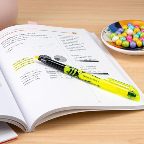 PILOT FriXion Light Erasable Highlighters, Chisel Tip, Yellow, 12-Pack - image 6