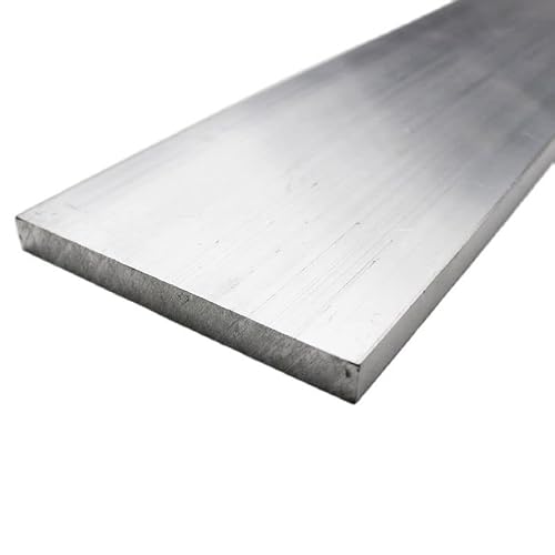Bande de plaque de barre Plate en aluminium, tôle en alliage d'aluminium 6061, bloc de longueur de 20 pouces, Stock de moulin solide 6061 for CNC 1 pièce(6x75mm)