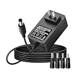 12V AC/DC Charger Power Cord Compatible for Seagate Freeagent Goflex, Backup Plus SRD0SD0, WD Western Digital, Elements Desktop, Fantom Drives, WD_Black D10, Avolusion PRO-5X External Hard Drive