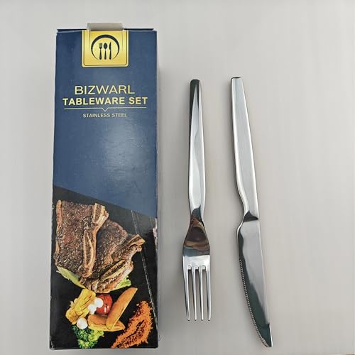 Set Cuchillos y Cubiertos 10 Piezas Acero Inoxidable miniatura 6