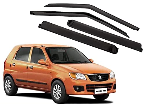 Image of CAR SAAZ Unbreakable Door Visor for Alto K10 Type 1(2010-2014)(Set of 4Pcs)