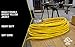 Southwire Outdoor Extension Cord - Power Light Indicator Cable for Heavy Duty Tools - SJTW - 12 Gauge - Water Resistant - High Visibility - Yellow - 50 Foot