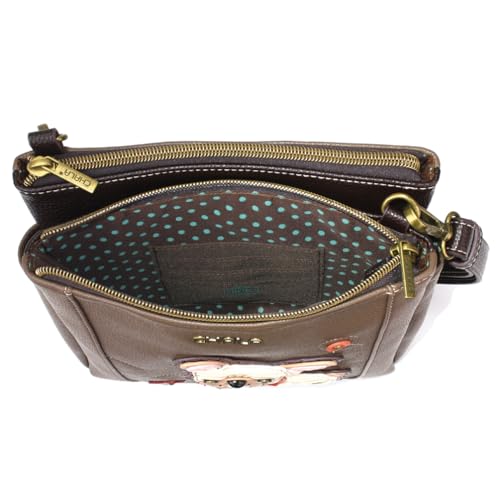 Image of CHALA Merry Messenger RFID Protected Women Faux Leather Shoulder Purse with Adjustable Crossbody Strap | RFID Protected
