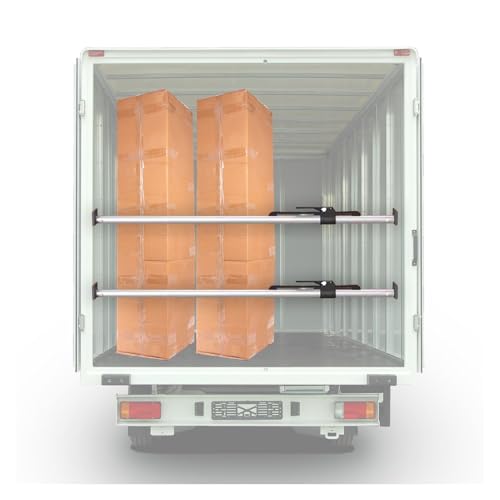 WJFTODAY Barra de Carga con trinquete Ajustable, estabilizadora de Carga Universal de Altas y frigoríficos, con Almohadilla Antideslizante (2 Unidades, Ajustable de 152,4 a 190 cm/60 a 74,8 Pulgadas)