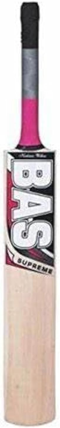 Bas Vampire Supreme Cricket Bat Kashmir Willow Cricket Bat (Short Handle, 1230-1290)