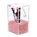 Produktbild HO-TBO Desktop-Make-up Organizer, Acryl durchsichtige Behälter staubdicht Make-up-Fall-Kasten-kosmetischer Speicher-Halter-Organisator Mehrzweck-Lagerbehälter (Color : Clear, Size : 10x10x21.5cm)