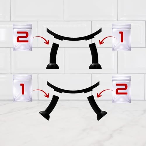 Rolli das Toilettenschaf - Toilettenpapierhalter für 38 und 42mm Rollen - Schaf - Toilettenrollenhalter (3er-Set)