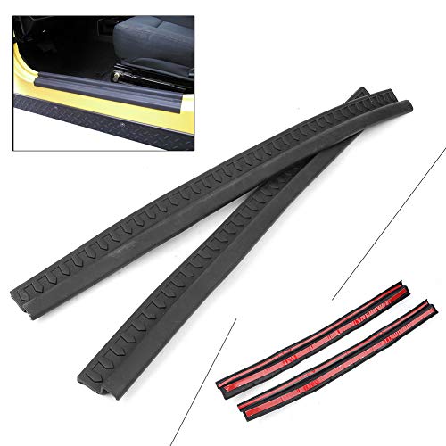 GZYF for Jeep Wrangler TJ 98-06 Door Entry Guards Sill Plate Protector Scuff Plate Panel, 2-Door