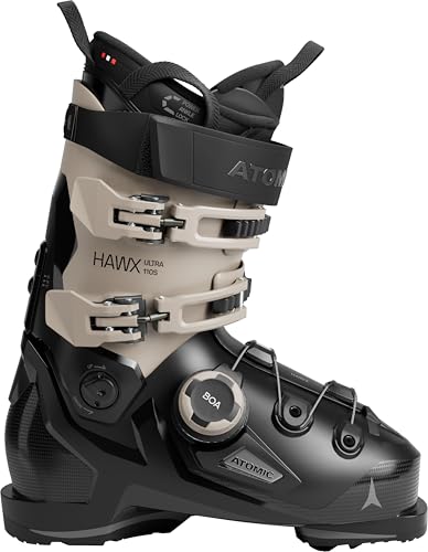 Atomic HAWX Ultra 110 S BOA - Botas de esquí para hombre (negro/cemento, 27/27.5)