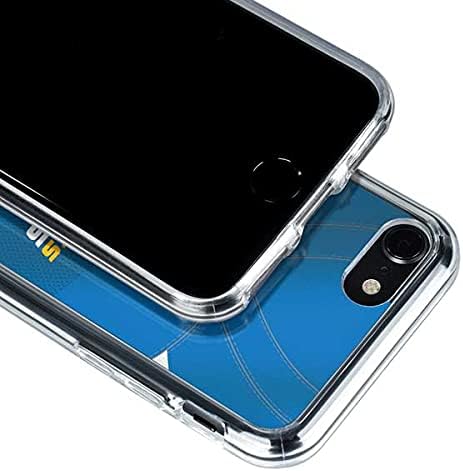 Skinit Clear Phone Case Compatible with iPhone SE (2nd & 3rd Gen) - Officially Licensed NFL Los Angeles Chargers Team Jersey Design