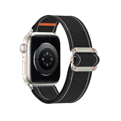 MORWLAT �i�C�����X�g���b�`�o���h Apple Watch�o���h 38/40/41/42/44/45/46/49mm �j�����p �X�|�[�c���߉\�ȃX�g���b�v �X�e�����X�X�`�[�����^���o�b�N���t�� iWatch�V���[�Y 11 10 9 8 7 6 5 
