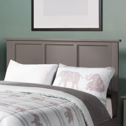 AFI, Madison Queen Solid Wood Panel Headboard, Grey