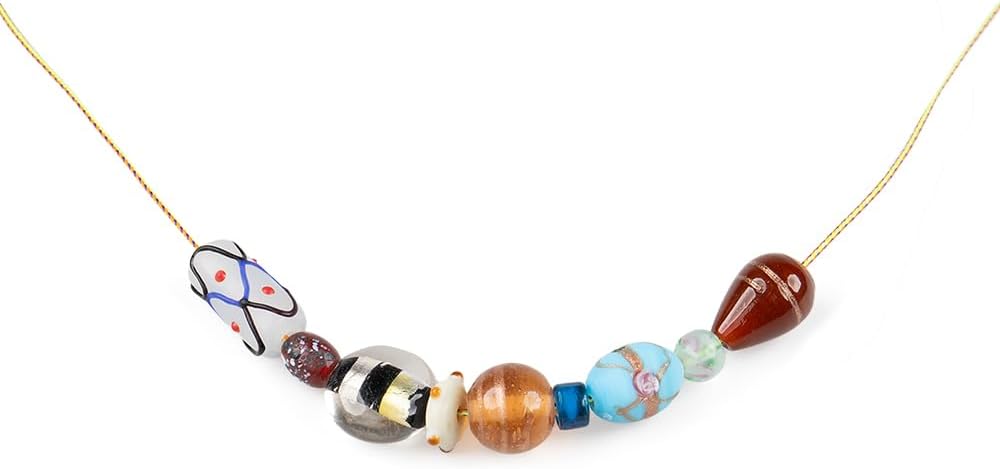 Craft County Assorted Bead Mix – 1 lb Silver Foil Beads – Assorted Shapes