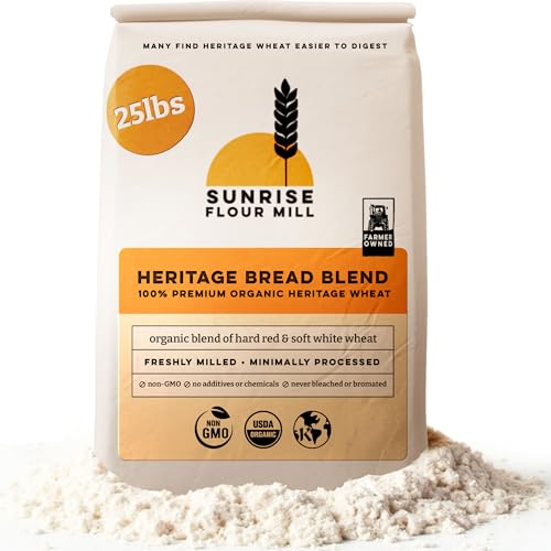 Sunrise Flour Mill Heritage Organic Bread Flour Blend
