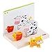 HABA Wooden Stacking Toy for Toddlers, On The Farm Educational STEM Blocks for 2+ Year Old, Montessori Learning Toys Made in Germany, Toddler Building Blocks Set with 5 Template Cards for Ages 2-4