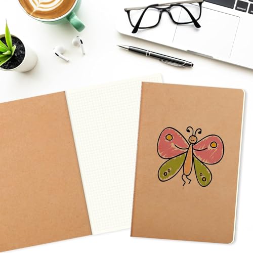 Carnet de notes pour voyageurs au format A5 zmybcpack quadrillé idéal en déplacement