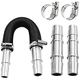 626-001 Heater Core Flush Kit, Engine Heater Core Bypass Kit with 5/8" 3/4" Hose for Most Common Heater Hoses