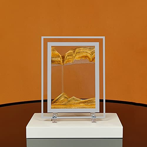 Image de sable dynamique WANLIAN dorée à flux fluide apaisant