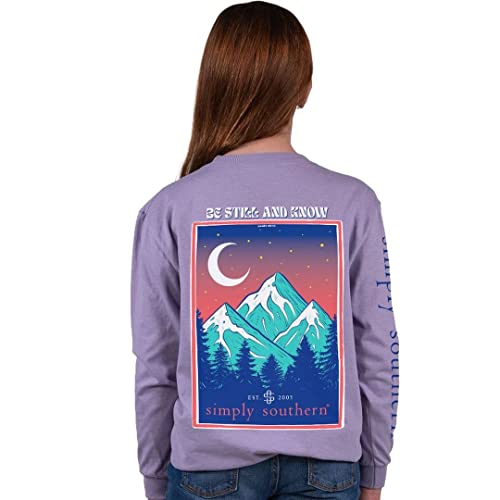 Image of Simply Southern Youth BE Still and Know Long Sleeve T-Shirt