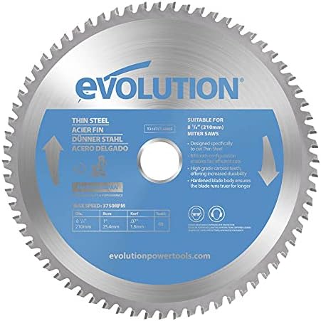 Evolution Power Tools Aluminium Carbide-Tipped Blade, 230 mm