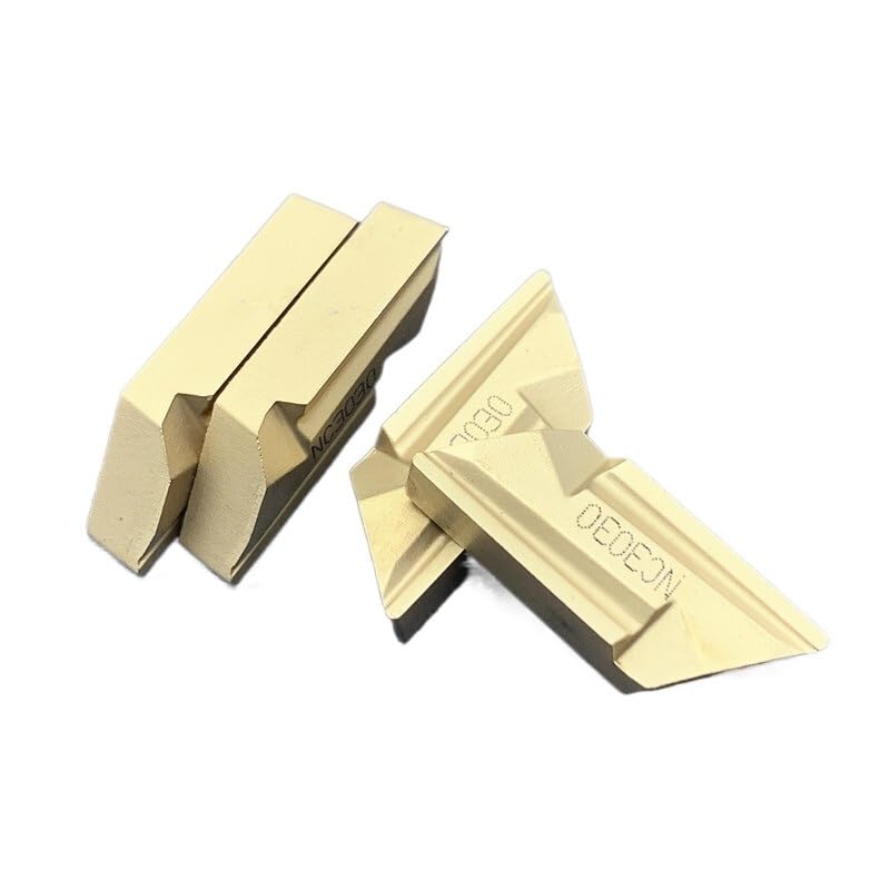 10 unids/caja insertos de carburo KNUX160405R KNUX160405L KNUX/160405L 160405R NC3020 NC3030 herramientas de torno de Metal hoja de procesamiento de acero (Size : KNUX160405R NC3030)