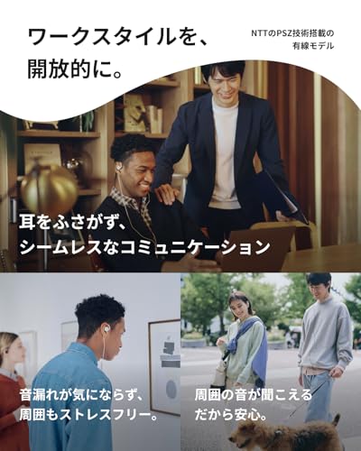 nwm (ヌーム) nwm WIRED | オープンイヤー型 有線 (3.5mm) 耳スピーカー MWE006LJ の商品画像 2