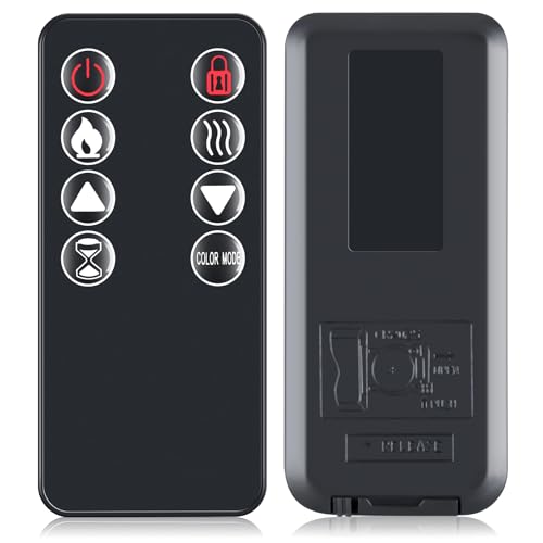 Télécommande de rechange pour cheminée électrique compatible Vebreda et U-MAX