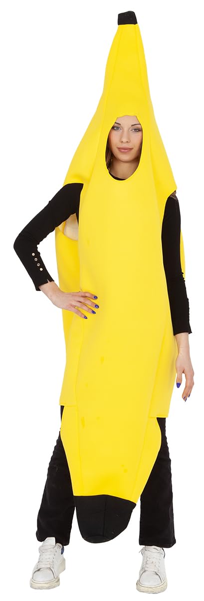 Rubies Banana Costume for Adults, Men and Women, Banana Tunic, Costumes for Carnival, Hen Party, Cosplay