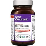 New Chapter Calcium Supplement – Bone Strength Organic Plant Calcium with Vitamin K2 + D3 + Magnesium, Vegetarian, Gluten Free - 120 Count (40 Day Supply)