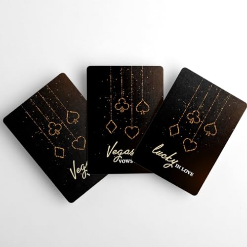 Naipes personalizados para boda en Las Vegas miniatura 2