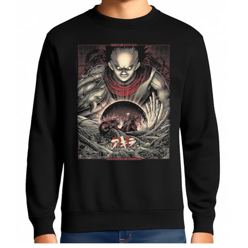 the Fan Tee Sudadera Adulto Sin Capucha de Hombre Dibujos Animados Akira Animación Japonesa, Poderes Mentales, Rebelión Juvenil 003 3XL