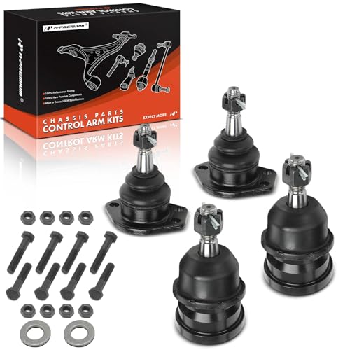 A- Set of 4, Front Upper & Lower Ball Joints Kit, Chevrolet