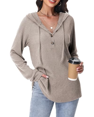 Tanmolo Pullover Damen Hoodie Leichter Sweatshirt – Bild 2