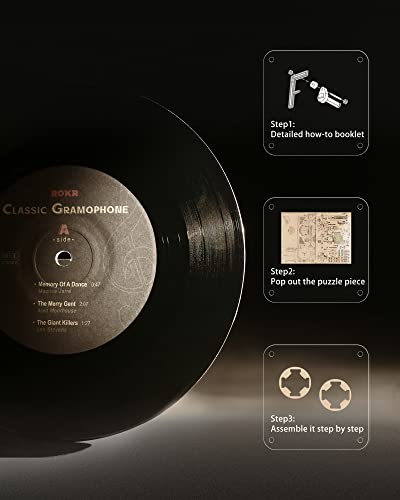 Rokr 3D Wooden Puzzles For Adults-Model Building Kit For Adults To Build-424Pcs Diy Wood Craft Kit-Room Decor For Men And Women #TOP4