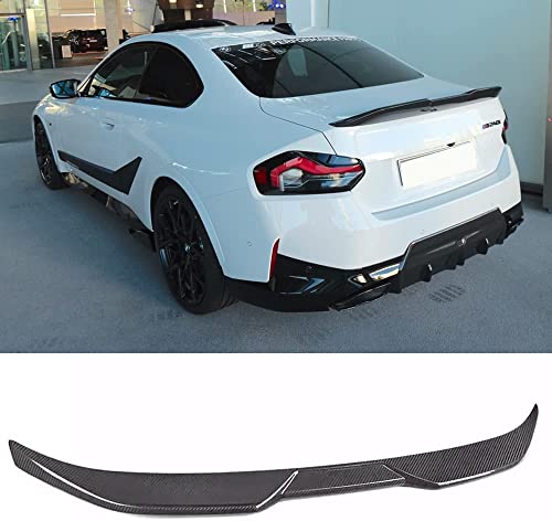 for BMW 2 Series G42 M235i 240i G87 M2 Carbon Fiber Rear Boot Spoiler Ducktail Wing