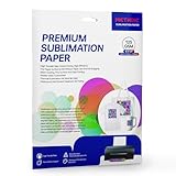 Methdic Sublimation Paper 8.5x11 Inch 30 Sheets Sublimation Blanks Transfer Paper For Inkjet Printer ，125 gsm