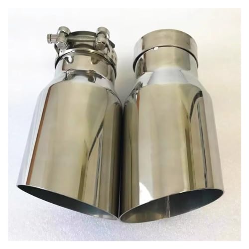 Embouts d'échappement voiture finition inox poli miroir premium