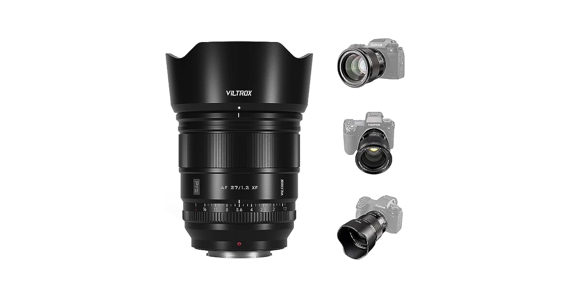 Amazon.com : VILTROX 27mm F1.2 Pro AF Lens for Fuji X Mount